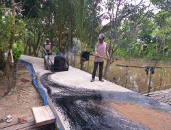 Bankeu Rp600 Juta Cair, Desa Gadog Aspal Jalan