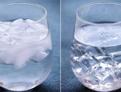 Cara Bedakan Es Batu Air Mentah dan Air Matang